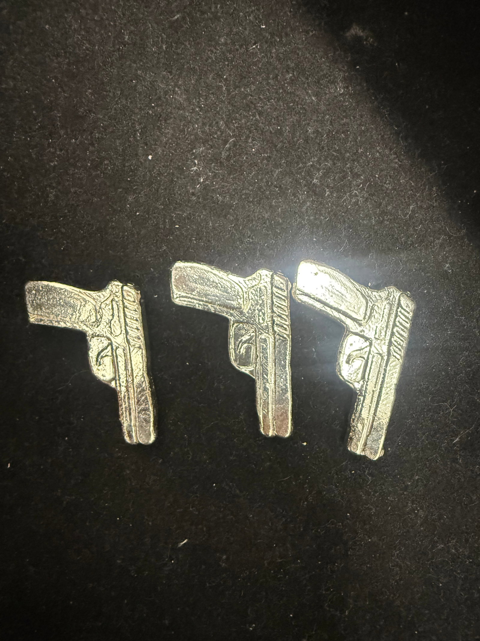 Lot Of 2 Ounce Pure Silver Gun Monarch Mint .999 3 Pieces: Lot Of 2 Ounce Pure Silver Gun Monarch Mint .999 3 Pieces #3SS98467v15