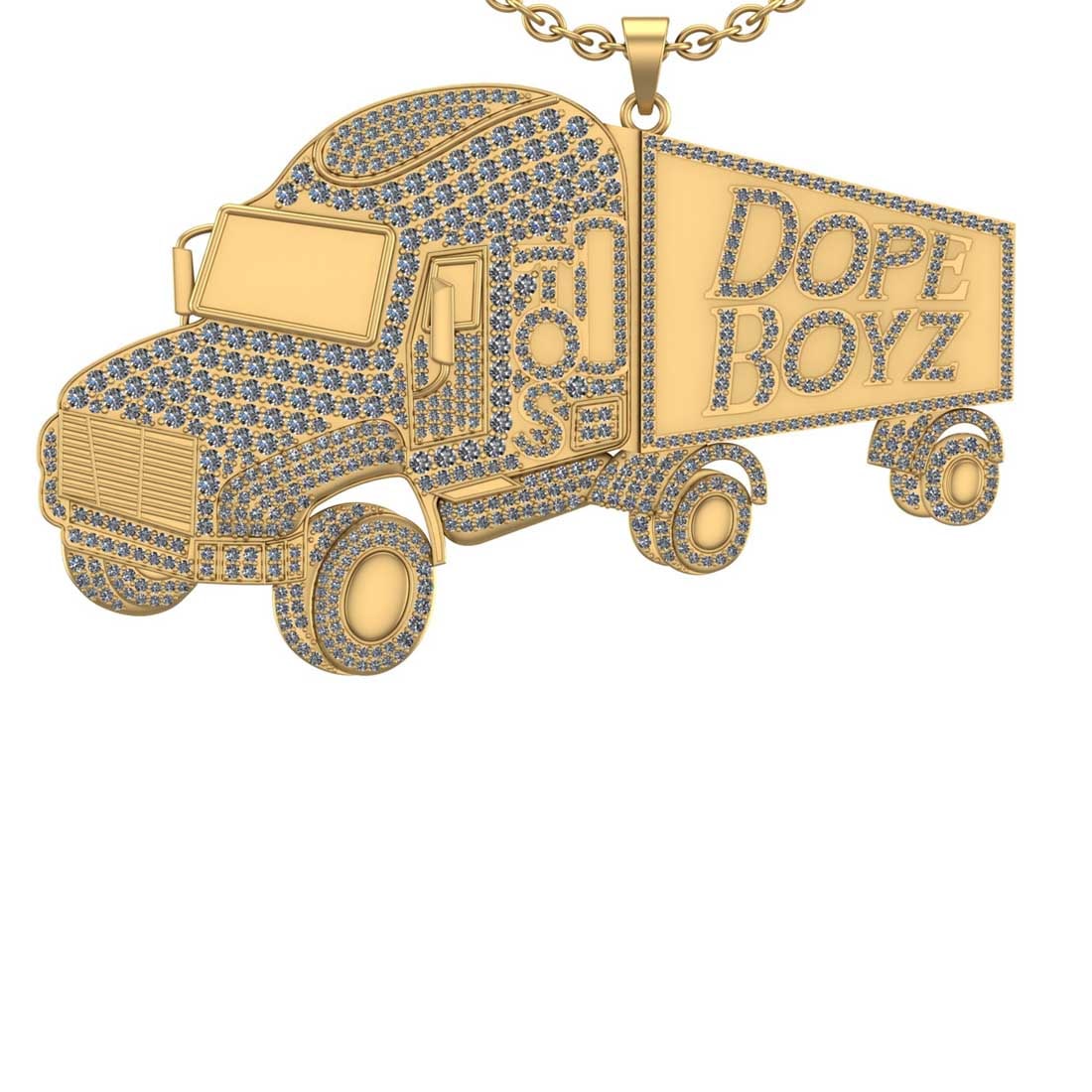 7.81 Ctw VS/SI1 Diamond 10K Yellow Gold Hip Hop Style Necklace (ALL DIAMOND: Total Diamond Weight : 7.81 Ctw (Round cut) Center Diamond Color :- J-K Center Clarity : VS/SI1 Stone Setting : Prong Metal Weight : Approx 80.50 Gram 10K Yellow Gold Hip Hop Style Necklace (ALL