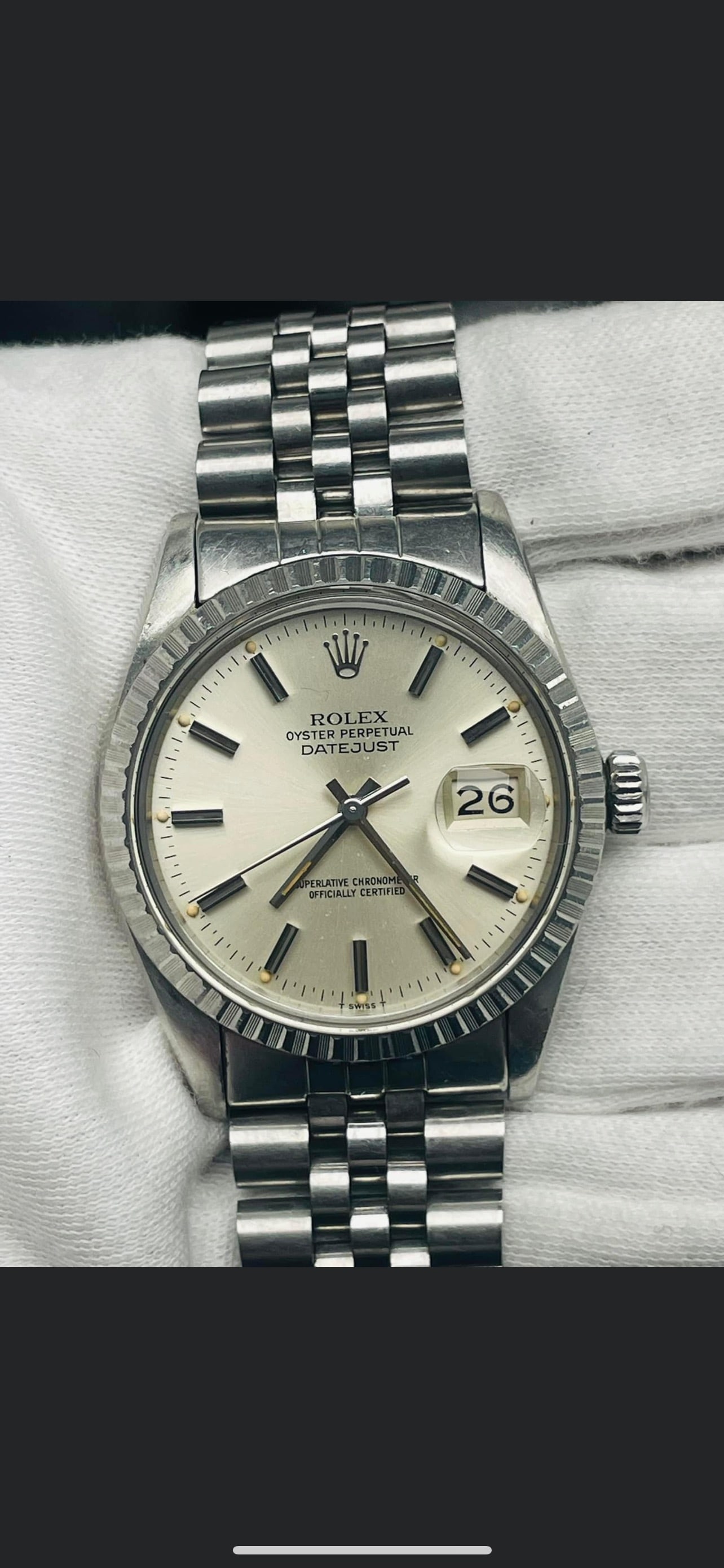 USED 36MM ROLEX DATEJUST REF 16030 IN EXCELLENT CONDITION COMES WITH BOX &: USED 36MM ROLEX DATEJUST REF 16030 IN EXCELLENT CONDITION COMES WITH BOX & PAPERS #3SS10650v8
