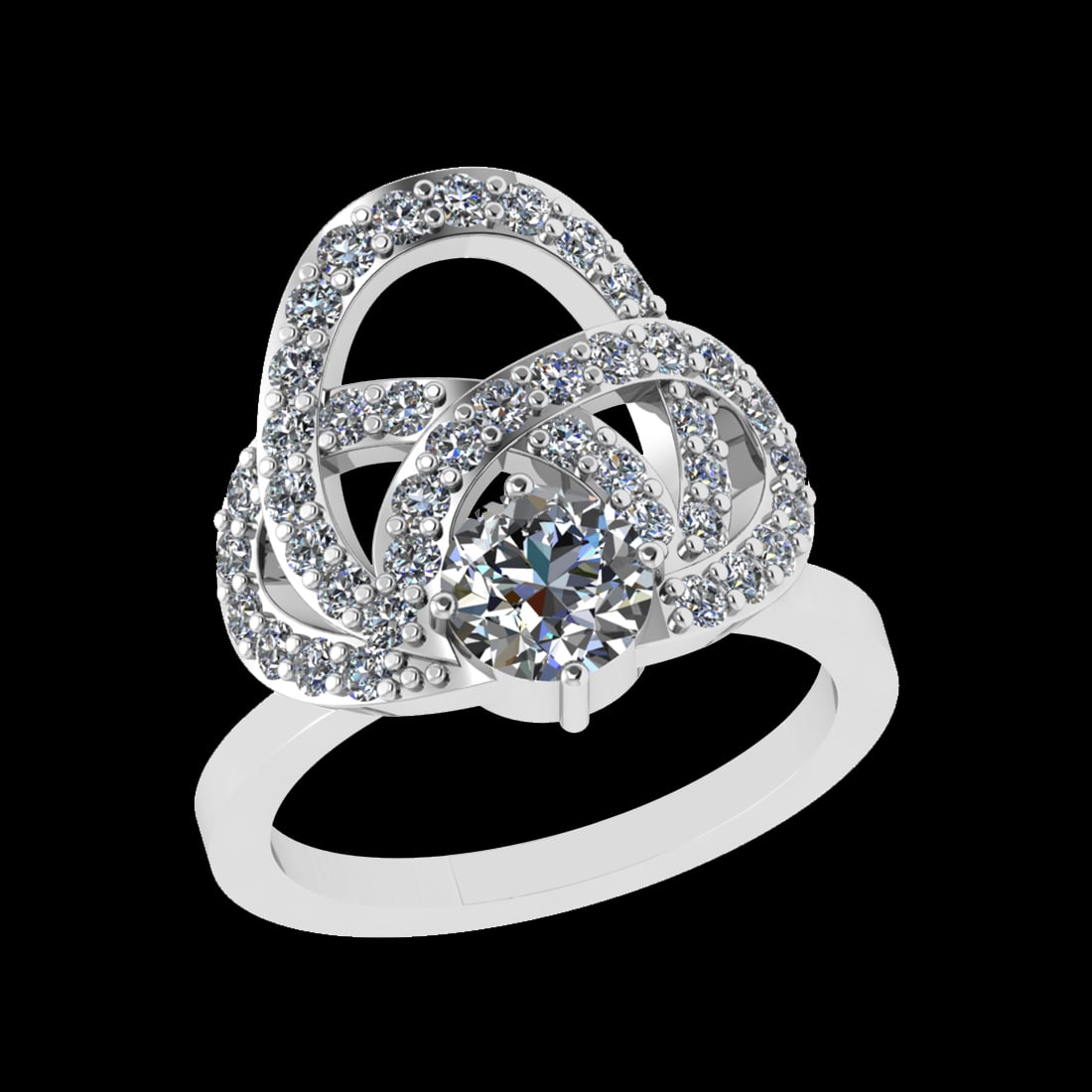 1.70 Ctw SI1/SI2Diamond Prong Set 10k white Gold Engagement Ring: Center Daimond Weight :-0.84 Ctw ( Round Cut) Color : J-K Clarity : SI1/SI2 Side Diamond Weight Of Ctw 0.86 Ctw Color : J-K Clarity : SI1/SI2 Daimond Setting : Prong Metal Weight : Approx 6.06 gram