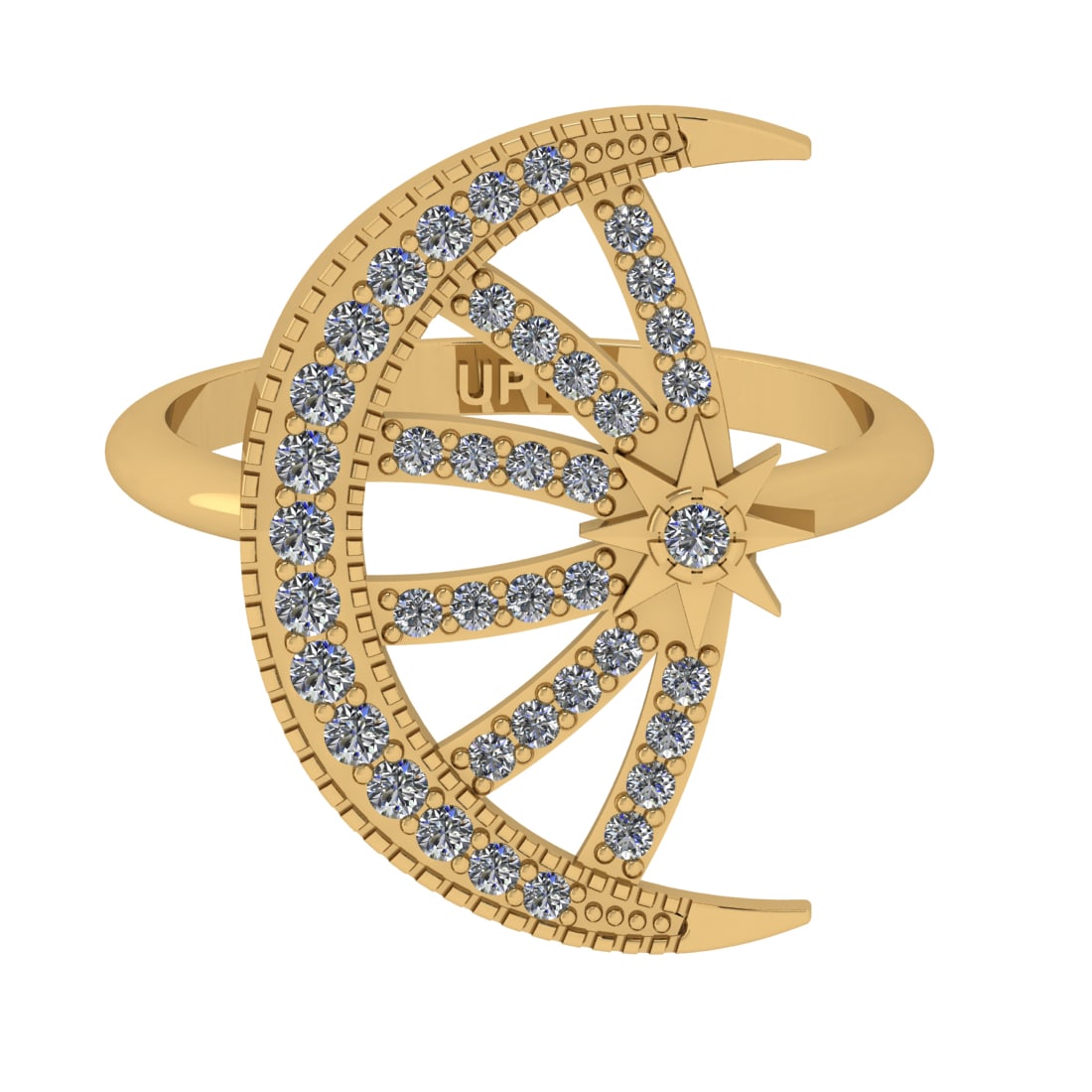 0.62 Ctw SI2/SI1 Diamond Prong Set 14k Yellow Gold Engagement Ring (ALL DIA: Total Daimond Weight :-0.62 Ctw Color : G-H Clarity : SI2/SI1 Setting : Prong Metal Weight : Approx 4.27 gram 14k Yellow Gold Engagement Ring Current Ring Size 6 (ALL DIAMOND ARE LAB GROWN )