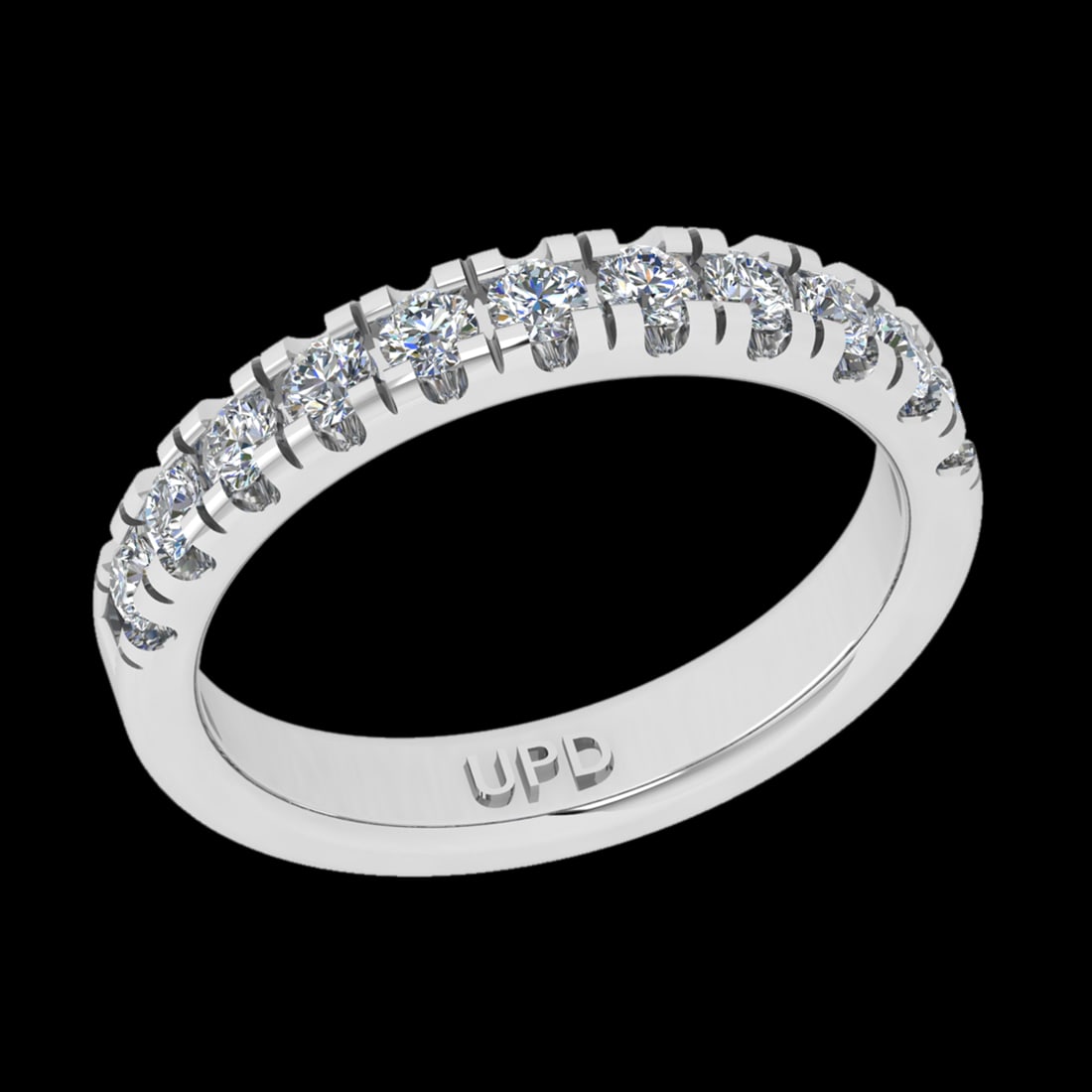 0.50 Ctw VS/SI1 Diamond Prong Set 10K White Gold Eternity Band Ring (ALL DI: Total Diamond Weight :-0.50 Ctw (Round cut) Color :- J-K Clarity : VS/SI1 Setting : Prong Metal Weight : Approx 4.35gram 10K White Gold Eternity Band Ring Current Ring Size-6 (ALL DIAMOND ARE LAB