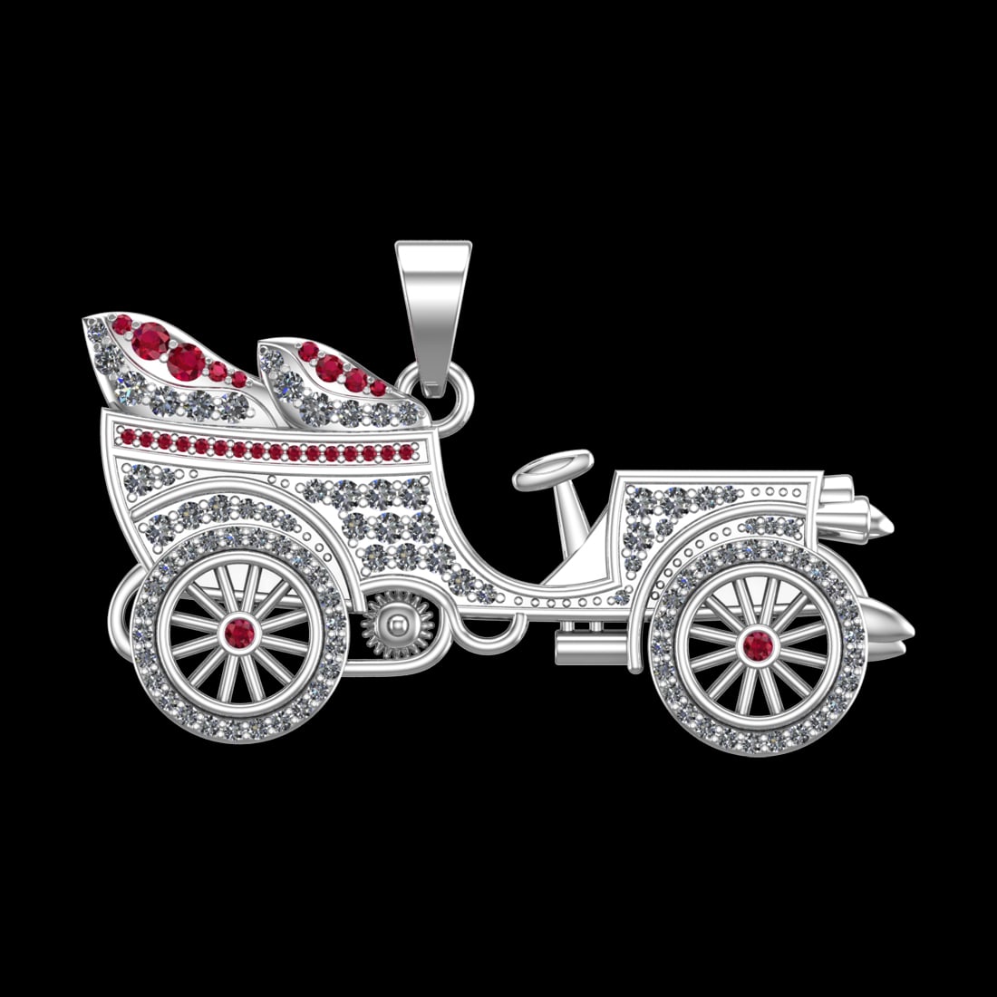 1.39 Ctw VS/SI1 Ruby And Diamond Prong Set 10K White Gold Vintage Style the: Color Stone weight :- 0.19 Ctw ( Round cut ) Stone Color :- Ruby setting :- Prong Total Diamond Weight Of Ctw :- 1.20 Ctw Color : J-K Clarity : VS/SI1 Setting : Prong Metal Weight : Approx 19.90 gram 