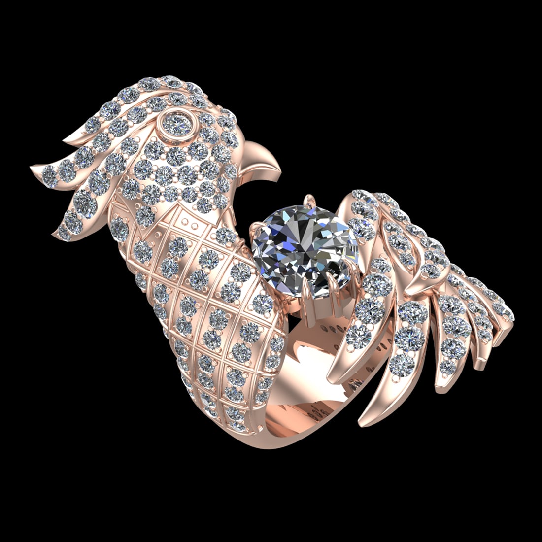 6.99 Ctw VS/SI1 Diamond 10k Rose Gold Engagement Ring (ALL DIAMOND ARE LAB (1 of 2)