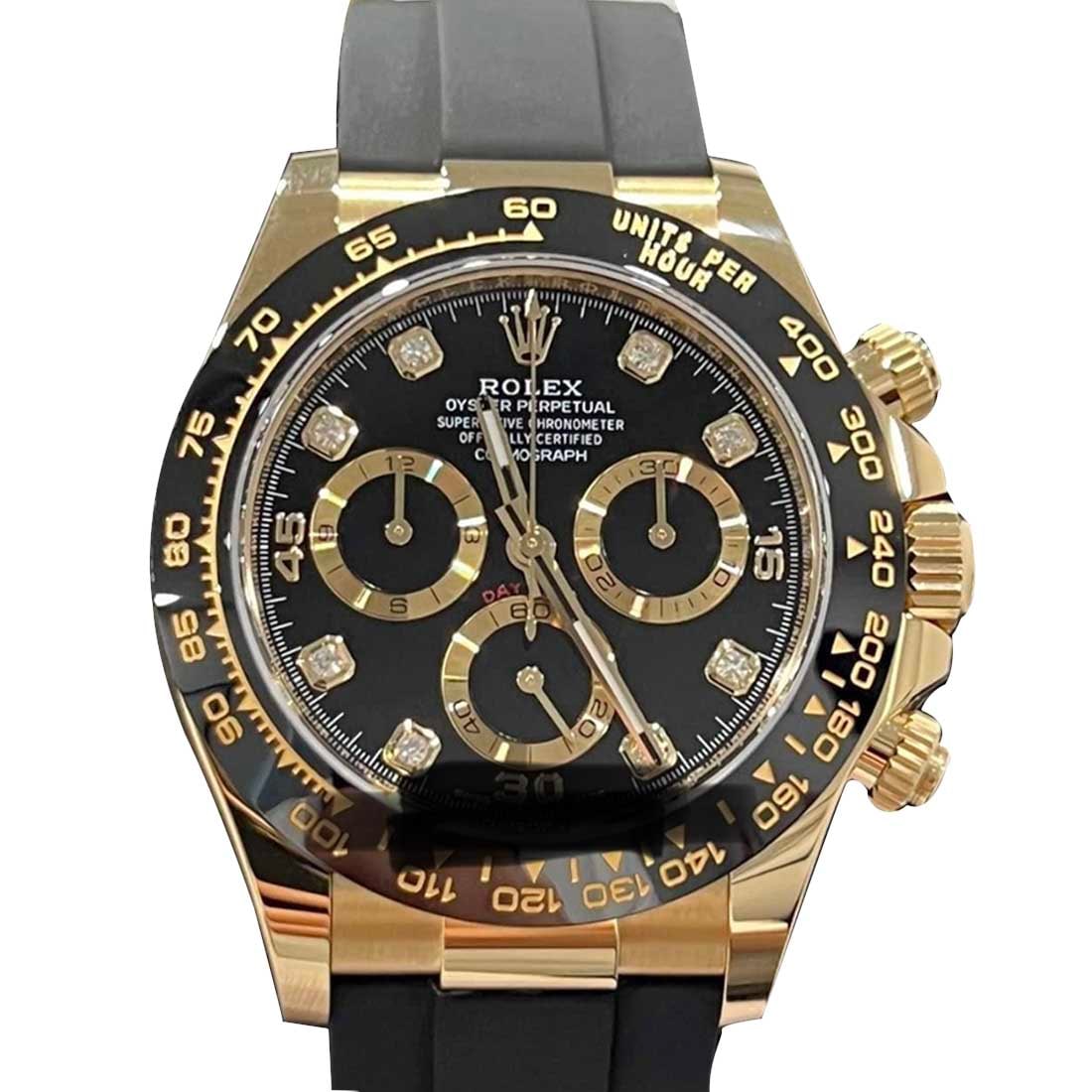 Brand New 18kt Gold Daytona w/Factory Diamond Dial Comes with Box & Papers: Brand New 18kt Gold Daytona w/Factory Diamond Dial Comes with Box & Papers #3SS18768v8