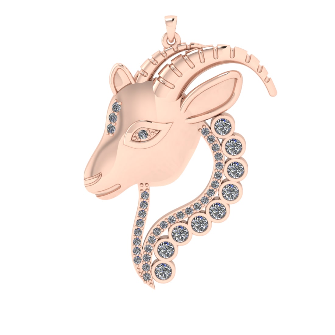 0.48 Ctw VS/SI1 Diamond 14k Rose Gold Pendant (ALL DIAMOND ARE LAB GROWN ): Total Daimond Weight :-0.48 Ctw Color : J-K Clarity : VS/SI1 Setting : Prong Metal Weight : Approx 6.06 gram 14k Rose Gold Pendant (ALL DIAMOND ARE LAB GROWN ) #3SS65058v15
