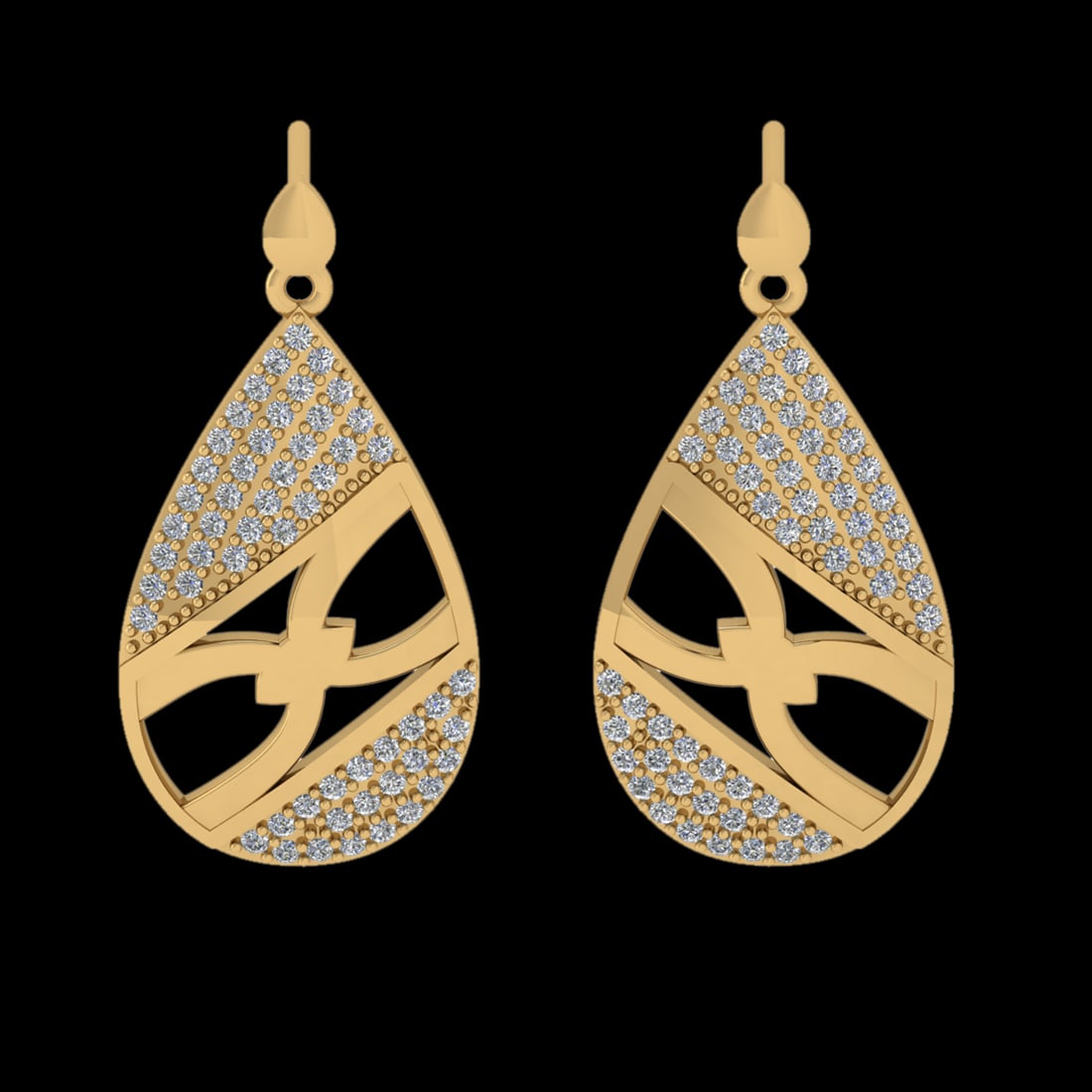 0.54 Ctw VS/SI1 Diamond 10k Yellow Gold Pandant Necklace (ALL DIAMOND ARE L: Total Diamond Weight :-0.54 Ctw (Round cut) Color :- J-K Clarity : VS/SI1 Setting : Prong Metal Weight : Approx 4.91 gram 10k Yellow Gold Pandant (ALL DIAMOND ARE LAB GROWN) #3SS90244v12