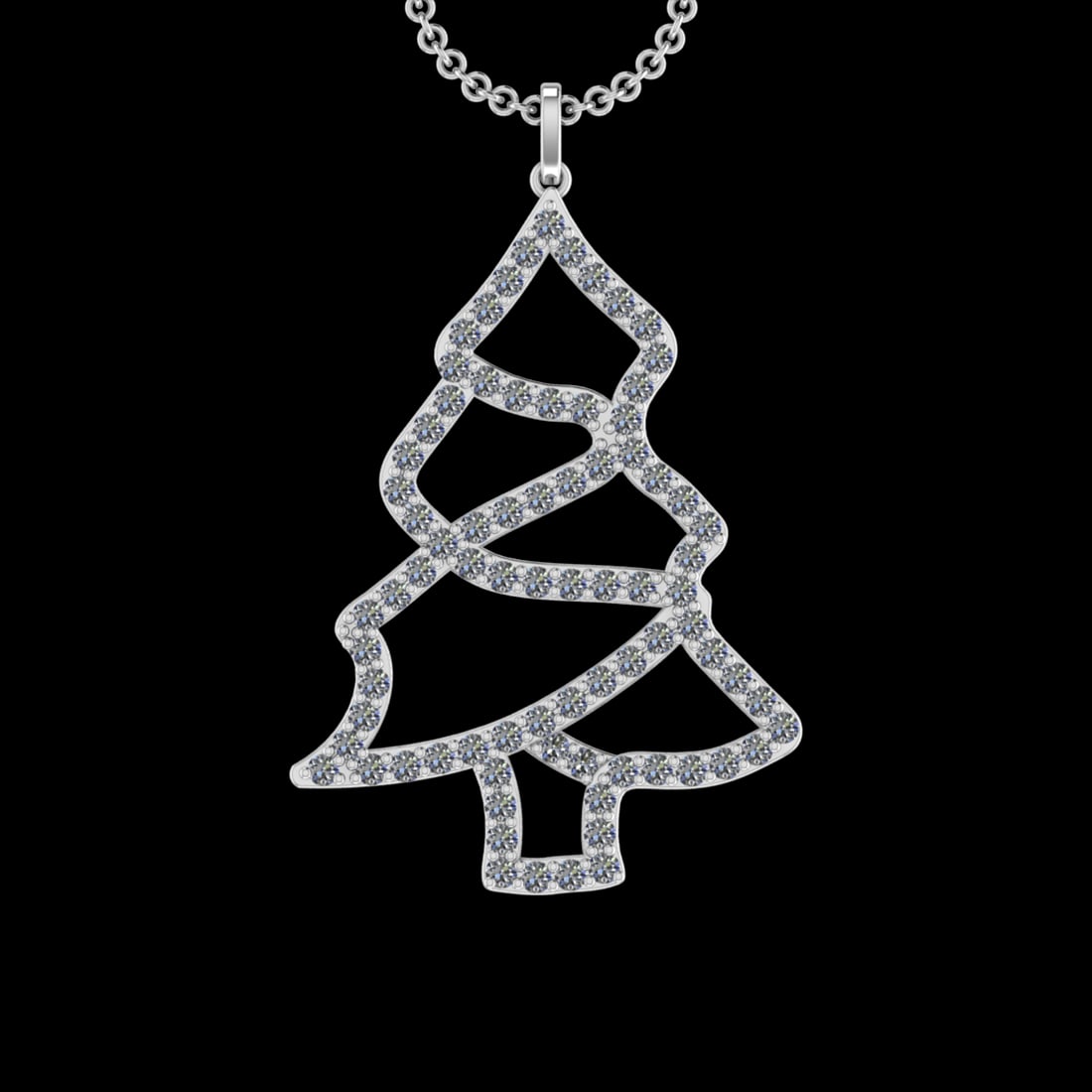 5.52 Ctw VS/SI1 Diamond 10k white Gold Christmas Theme Pandant (ALL DIAMOND: Total Daimond Weight :-5.52 Ctw Color : G-H Clarity : VS/SI1 Setting : Prong Metal Weight : Approx 6.76 gram 10k Yellow Gold Christmas Theme Pandant (ALL DIAMOND ARE LAB GROWN ) #3SS97421v12