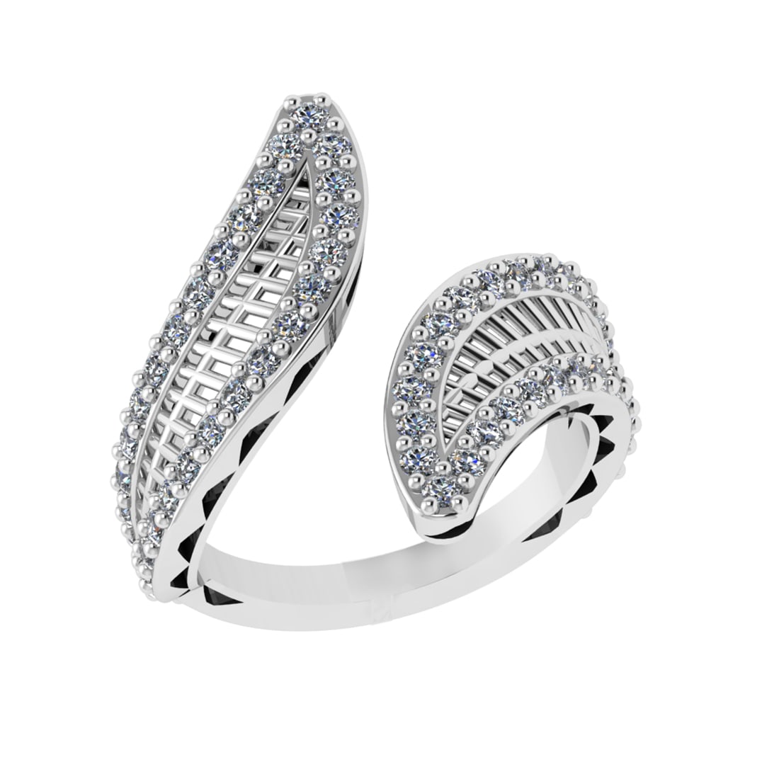 1.08 Ctw VS/SI1 Diamond Prong Set 18k White Gold Engagement Ring: Total Diamond Weight :-1.08 Ctw (Round cut) Color :- G-H Clarity : VS/SI1 Setting : Prong Metal Weight : Approx 5.10gram 18k White Gold Engagement Ring Current Ring Size-6 (ALL DIAMOND ARE LAB GROWN )