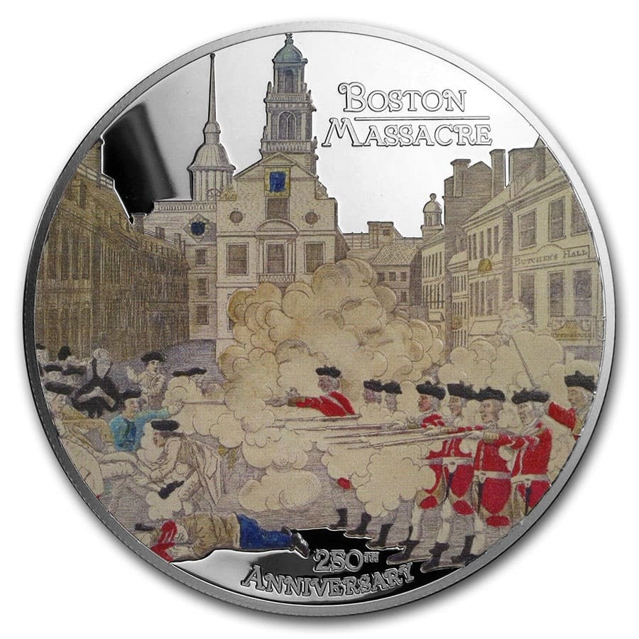 2020 2 oz Silver Round ? American Revolution 250th Anniversary (Boston Mass