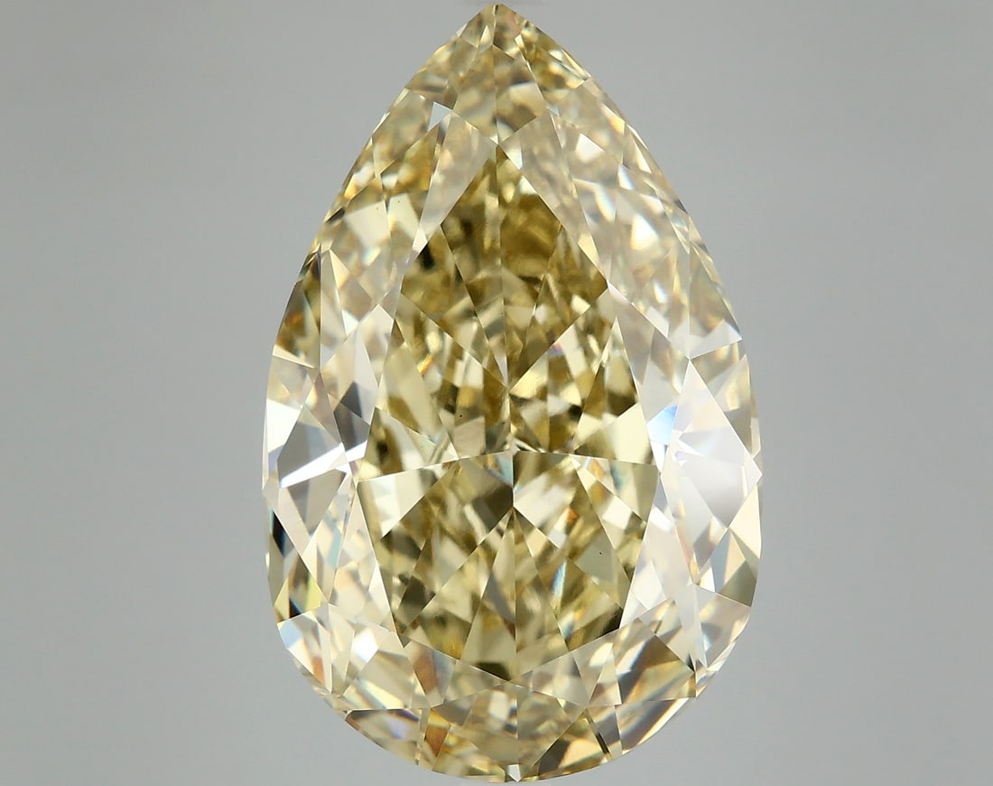 14.1 ctw. VVS2 IGI Certified Pear Cut Loose Diamond (LAB GROWN)