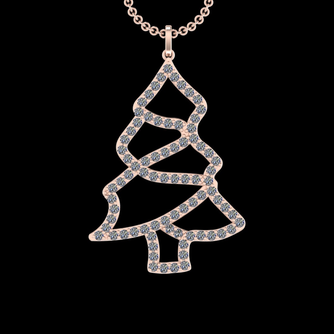 5.52 Ctw VS/SI1 Diamond 10k Rose Gold Christmas Theme Pandant (ALL DIAMOND: Total Daimond Weight :-5.52 Ctw Color : G-H Clarity : VS/SI1 Setting : Prong Metal Weight : Approx 6.76 gram 10k Yellow Gold Christmas Theme Pandant (ALL DIAMOND ARE LAB GROWN ) #3SS97420v12
