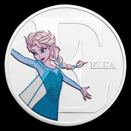 Collectable Disney A-Z Collection Alphabet Letter: E is for Elsa (1 of 1)