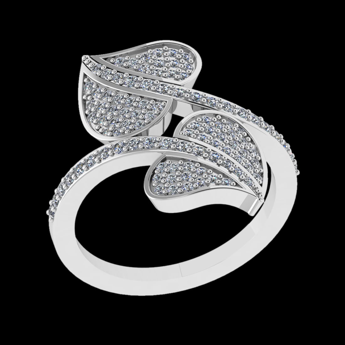0.57 CtwVS/SI1 Diamond 10k white Gold Engagement Ring: Total Daimond Weight :-0.57 Ctw Color : j-k Clarity : VS/SI1 Setting : Prong Metal Weight : Approx 4.91 gram 10k White Gold Engagement Ring Current Ring Size 6 (ALL DIAMOND ARE LAB GROWN ) #3SS96376v1