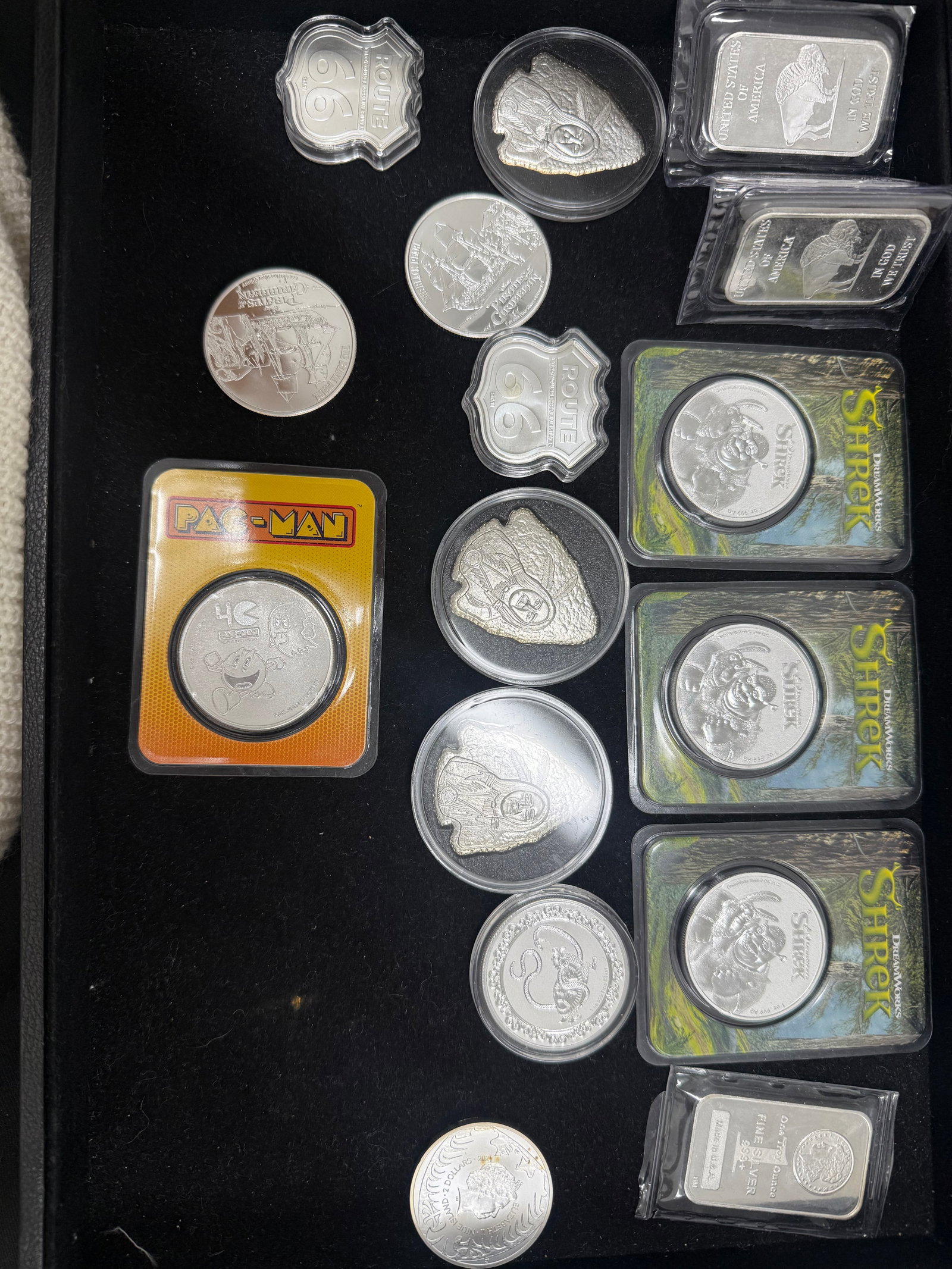17 Total Ounces Of Pure Silver Bars/Shapes/Coins From Varying Mints .999: 17 Total Ounces Of Pure Silver Bars/Shapes/Coins From Varying Mints .999 #3SS98485v15