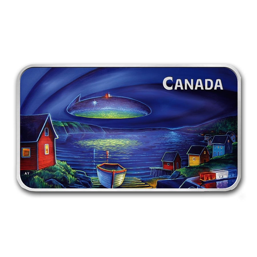 2020 RCM 1 oz Ag $20 Unexplained Phenomena: The Clarenville Event