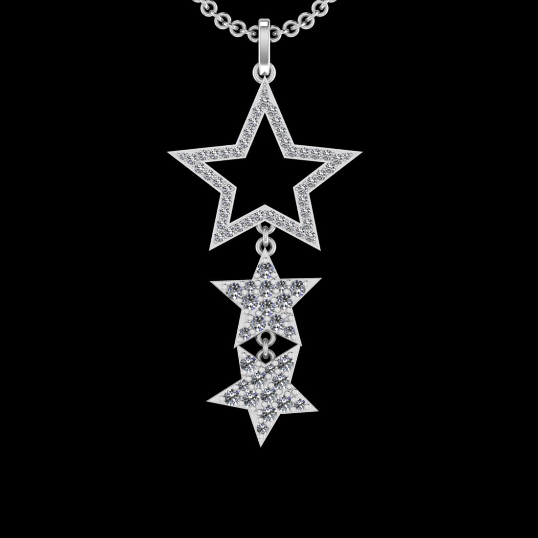 2.28 Ctw VS/SI1 Diamond 10k white Gold Christmas Theme Pandant (ALL DIAMOND: Total Daimond Weight :-2.28 Ctw Color : G-H Clarity : VS/SI1 Setting : Prong Metal Weight : Approx 5.61 gram 10k Yellow Gold Christmas Theme Pandant (ALL DIAMOND ARE LAB GROWN ) #3SS97424v12
