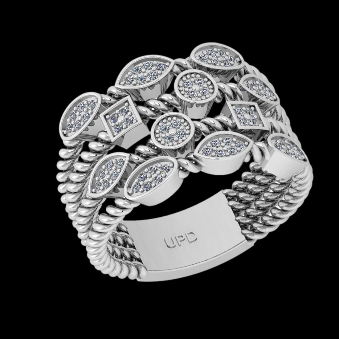 0.32 Ctw VS/SI1 Diamond 10K White Gold Groom s Wedding Band Ring: Diamond Weight : 0.32 Ctw ( Round Cut ) Diamond Stone Color : J-K Stone Clarity : VS/SI1 Stone Setting : Prong Metal Weight : Approx 5.60 Gram 10K White Gold Groom s Wedding Band Ring Currnet Ring Siz