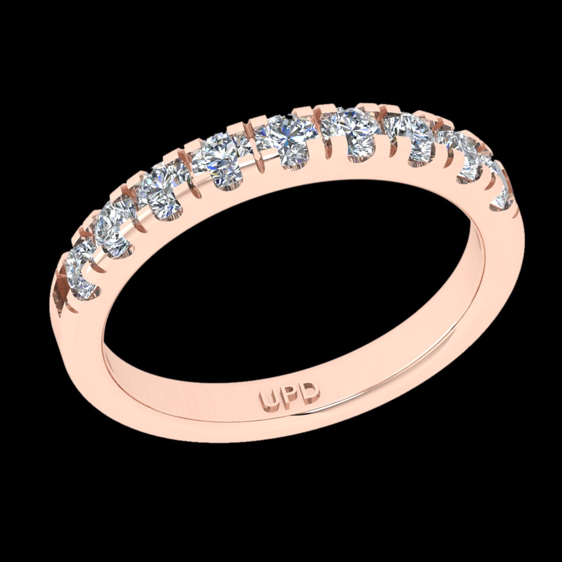 0.50 Ctw VS/SI1 Diamond Prong Set 10K Rose Gold Eternity Band Ring (ALL DIA: Total Diamond Weight :-0.50 Ctw (Round cut) Color :- J-K Clarity : VS/SI1 Setting : Prong Metal Weight : Approx 4.35gram 10K Rose Gold Eternity Band Ring Current Ring Size-6 (ALL DIAMOND ARE LAB GROWN