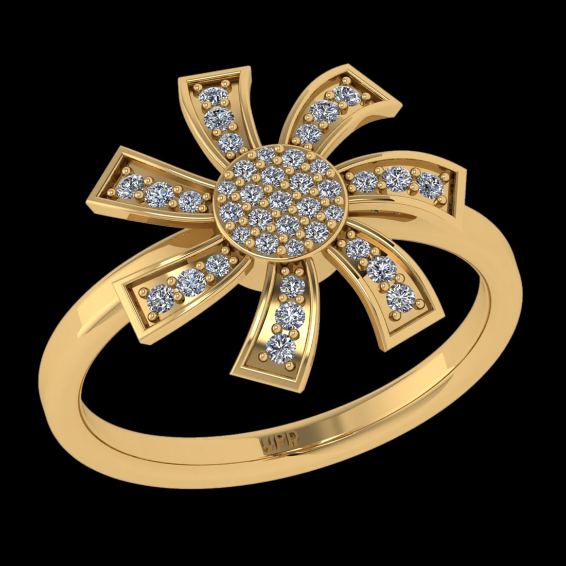 0.22 Ctw VS/SI1 Diamond Prong Set 10k Yellow Gold Engagement Ring ( (ALL DI: Total Daimond Weight :-0.22 Ctw Color : J-K Clarity : VS/SI1 Setting : Prong Metal Weight : Approx 3.06 gram 10k Yellow Gold Engagement Ring Size 6(ALL DIAMOND ARE LAB GROWN) #3SS22507v15