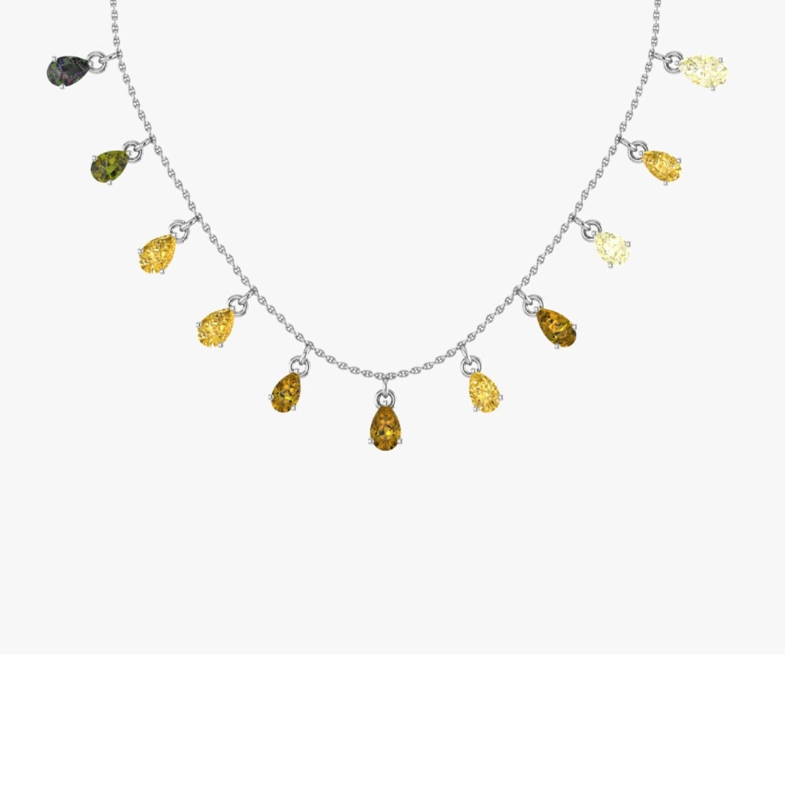 3.30 Ctw VS/SI1 Fancy NaturalYellow Brown Diamond 14K White Gold Necklace: Center Diamond Weight :- 3.30 Ctw ( Emerlad Cut ) Color :- VS/SI1 Fancy NaturalYellow Brown Diamond Stone Setting : Prong Metal Weight : Approx 7.20 Gram 14K White Gold Necklace #3SS28306v12