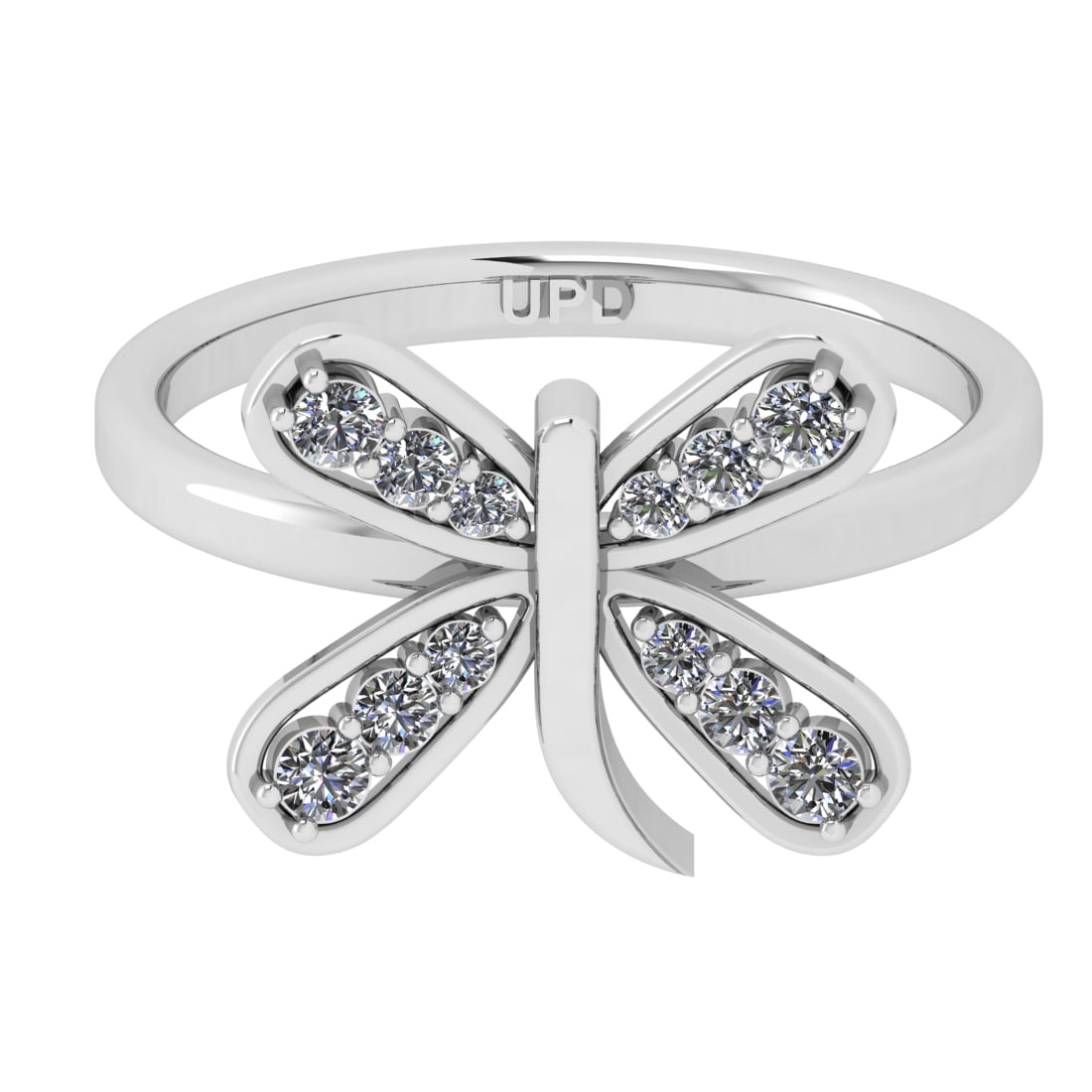 0.30 Ctw SI2/SI1 Diamond Prong Set 14k white Gold Engagement Ring (ALL DIAM: Total Daimond Weight :-0.30 Ctw Color : G-H Clarity : SI2/SI1 Setting : Prong Metal Weight : Approx 3.47 gram 14k White Gold Engagement Ring Current Ring Size 6 (ALL DIAMOND ARE LAB GROWN ) #3SS23080v