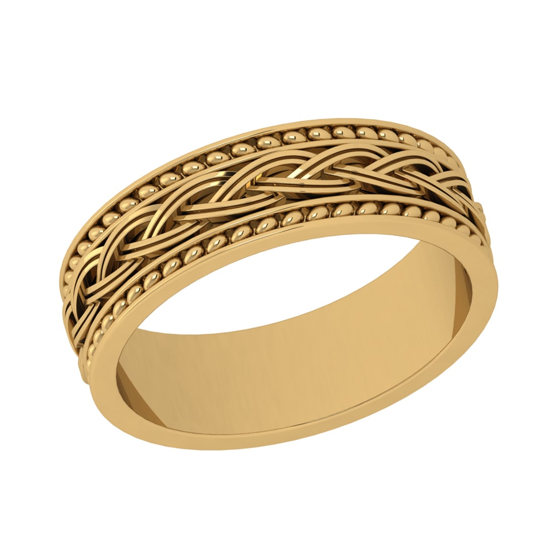 Engagement,Wedding,Anniversary Filigree Men s 14K Yellow Gold Band Ring (AL: Metal Weight : Approx 9.90 gram Engagement,Wedding,Anniversary Filigree Men s 14K Yellow Gold Band Ring (ALL DIAMOND ARE LAB GROWN) #3SS65500v15