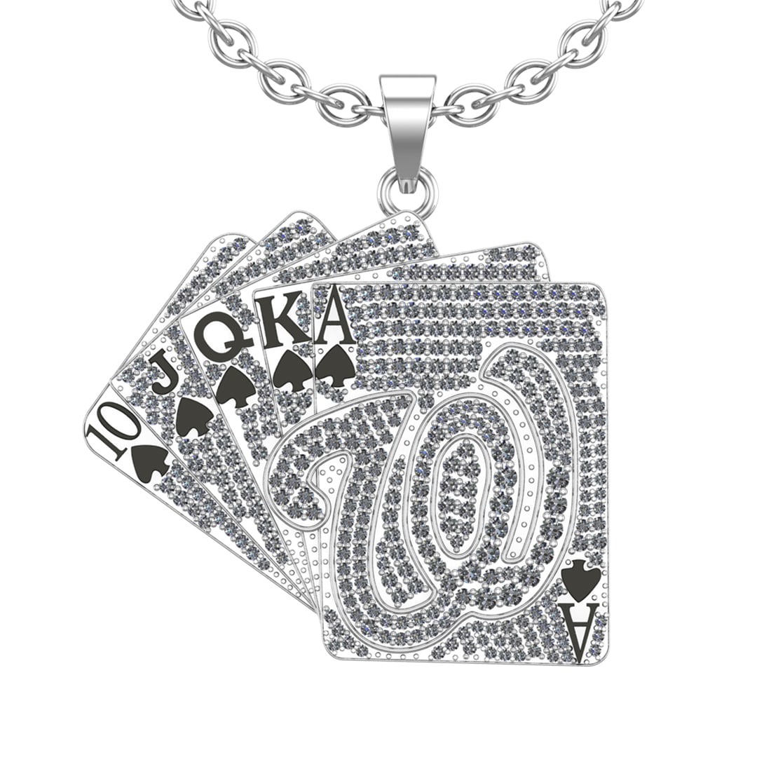2.54 Ctw SI2/I1 Diamond 14K White Gold Pendant Necklace: Total Diamond Weight : 2.54 Ctw (Round Cut) Center Diamond Color :- J-K Center Clarity : SI2/I1 Stone Setting : Prong Metal Weight : Approx 11.50 Gram 14K White Gold Pendant Necklace #3SS55280v8