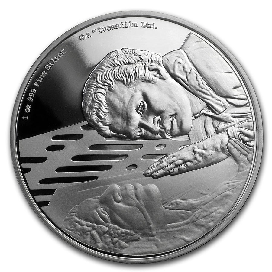 2020 Niue 1 oz Silver Star Wars Lando Calrissian (Box & COA): 2020 Niue 1 oz Silver Star Wars Lando Calrissian (Box & COA) #3SS98517v15