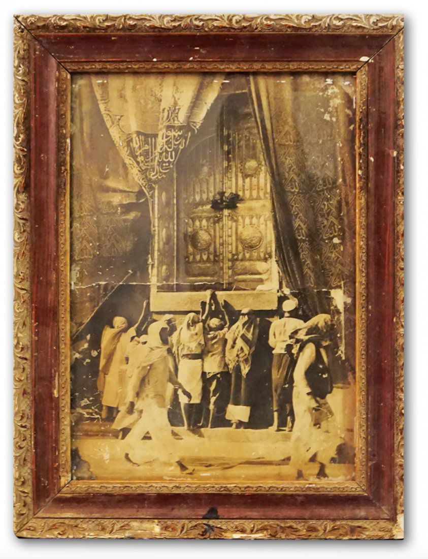 Old original picture of the door of the Kaaba (1 of 1)