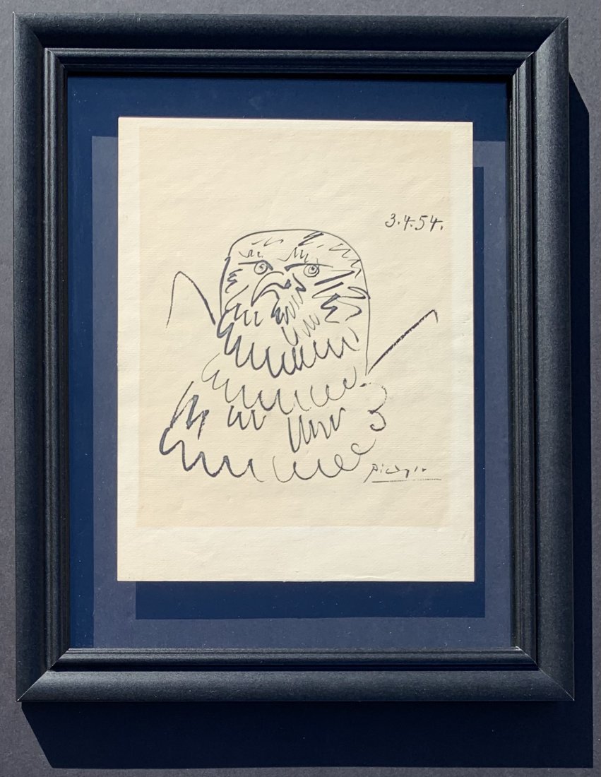 Pablo Picasso: Drawing of Eagle (1 of 1)