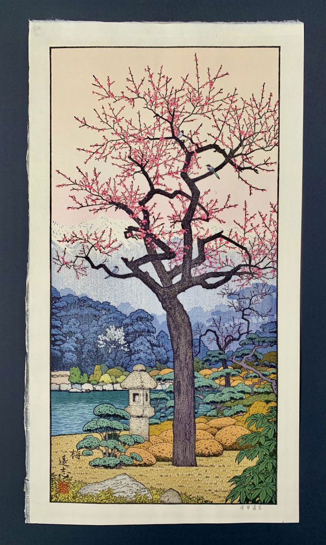 Toshi Yoshida: Plum Tree of the Friendly Garden (1 of 2)