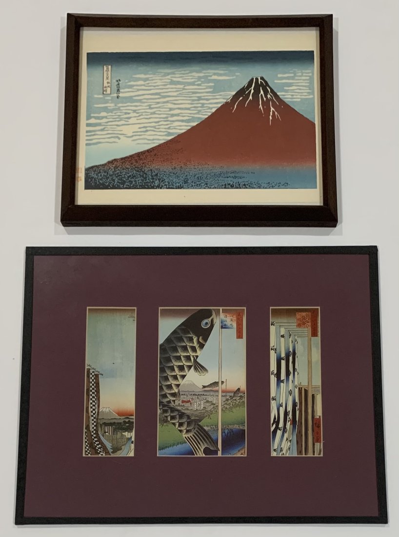 Two Framed Japanese Prints (1 of 3)