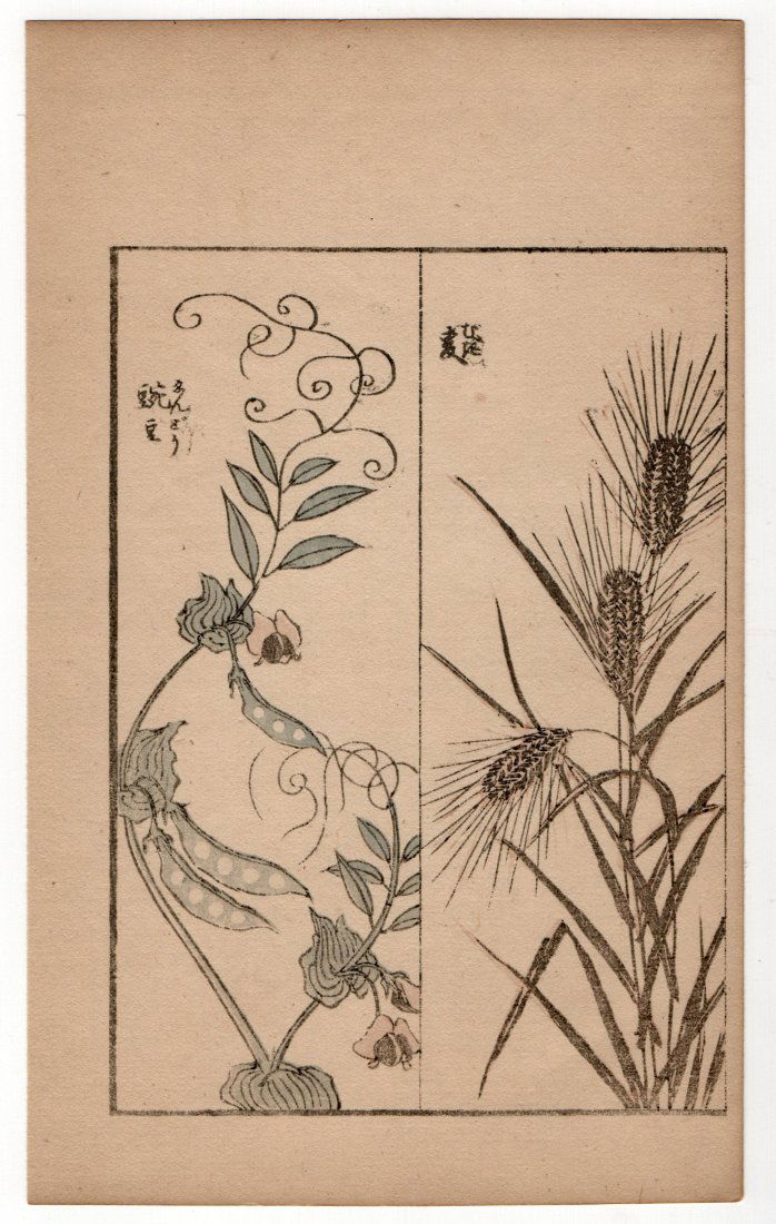 Katsushika Hokusai : Antique Japanese Woodblock Print (1 of 2)