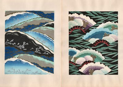 Shin-Bijutsukai Japanese Design Woodblock Print