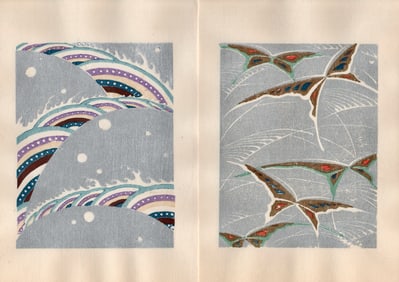 Shin-Bijutsukai Japanese Design Woodblock Print