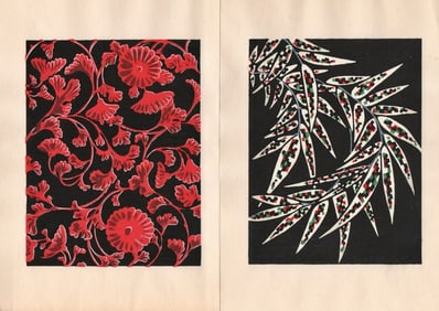 Shin-Bijutsukai Japanese Design Woodblock Print