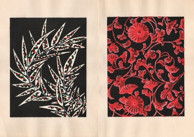 Shin-Bijutsukai Japanese Design Woodblock Print