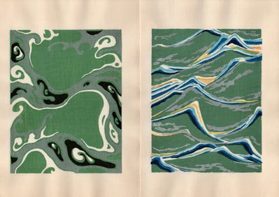 Shin-Bijutsukai Japanese Design Woodblock Print