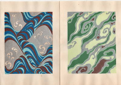 Shin-Bijutsukai Japanese Design Woodblock Print (1 of 2)