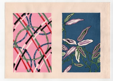 Furuya Korin : Woodblock Print Designs