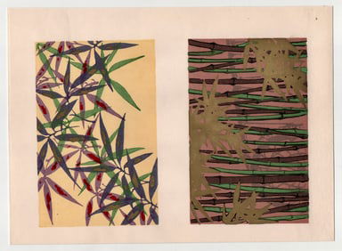 Furuya Korin : Woodblock Print Designs