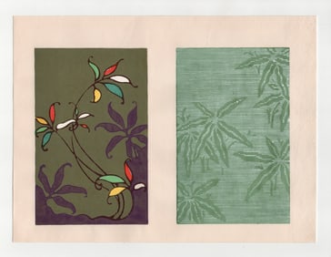 Furuya Korin : Woodblock Print Designs