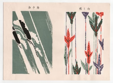 Furuya Korin : Woodblock Print Designs