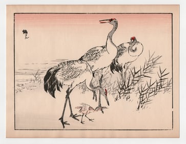 Kono Bairei : Crane