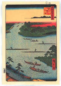 Ando Hiroshige : Nakagawa River