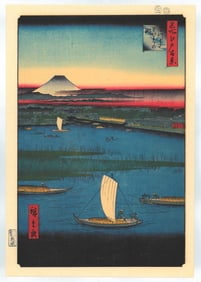 Ando Hiroshige : Mitsumata Wakarenofuchi