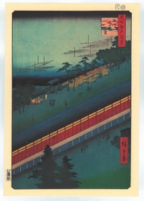Ando Hiroshige :  Hall of Thirty-Three Bays