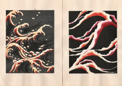 Shin-Bijutsukai Japanese Design Woodblock Print