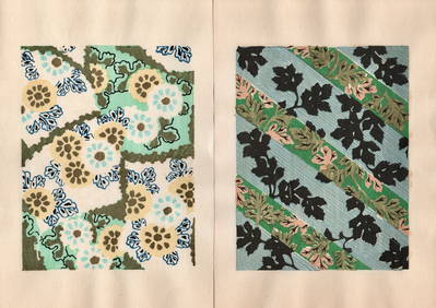 Shin-Bijutsukai Japanese Design Woodblock Print (1 of 2)